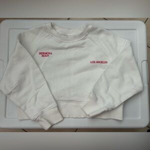 EUC Zara Girls Cropped Sweatshirt